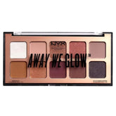 NYX Professional Makeup Away We Glow Eyeshadow Palette