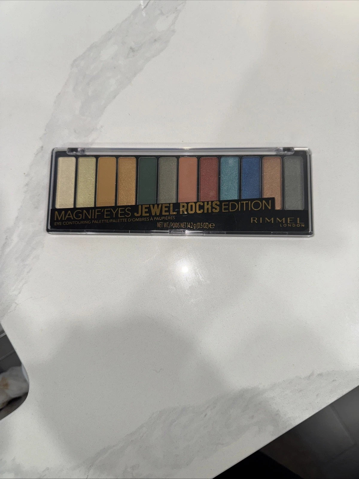 New Rimmel Magnif'Eyes Jewel Rocks Edition Eye Contour Palette 0.5oz/14.2g